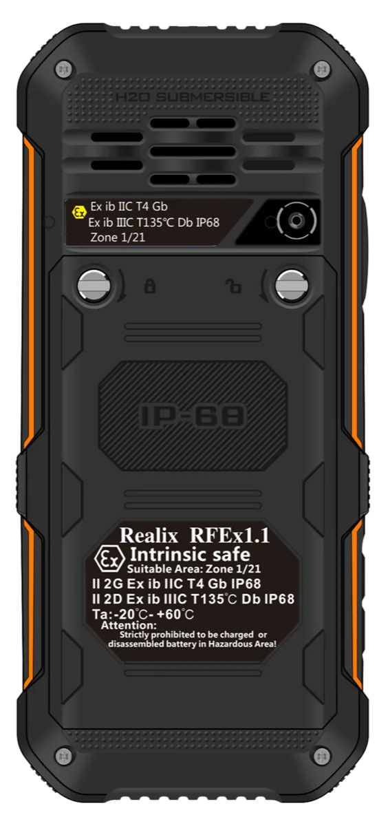 RFEx1.1, Intrinsically safe mobile phone